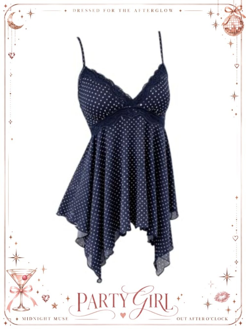 Women's Y2K Lace Sequin Ruffle Peplum Babydoll Going Out Shirt